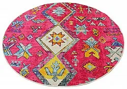 Rond vloerkleed - Misare (roze/multi)