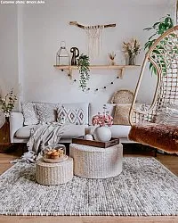 Wollen-vloerkleed - Luna (beige)