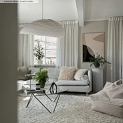 Hoogpolig vloerkleed - Monti (offwhite)