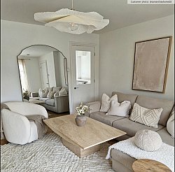 Hoogpolig vloerkleed - Monti (offwhite)