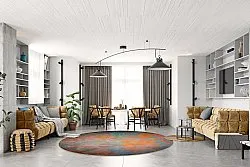 Rond vloerkleed - Foggia (multi)