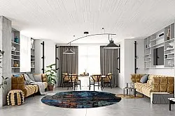 Rond vloerkleed - Taranto (multi)