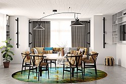 Rond vloerkleed - Livno (multi)