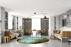 Rond vloerkleed - Livno (multi)