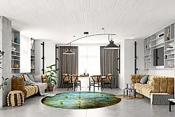 Rond vloerkleed - Livno (multi)