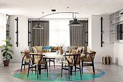 Rond vloerkleed - Trento (multi)