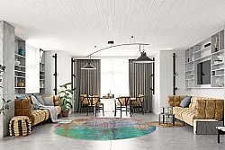 Rond vloerkleed - Trento (multi)