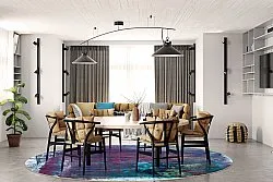 Rond vloerkleed - Tolosa (multi)