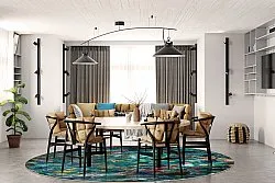 Rond vloerkleed - Umbria (multi)