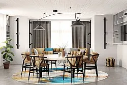 Rond vloerkleed - Vasto (multi)