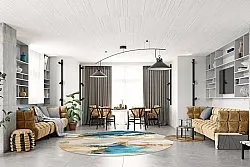 Rond vloerkleed - Vasto (multi)