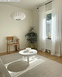 Wollen-vloerkleed - Avafors Wool Bubble (beige)