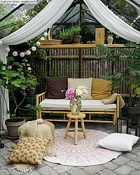 Rond vloerkleed - Sandrigo (beige)