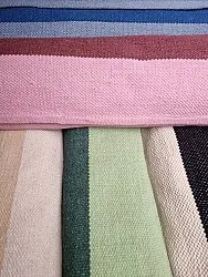 Vloerkleed Katoen - Nilo (zwart/wit)