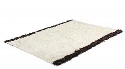 Wollen-vloerkleed - Nova (wit/zwart)