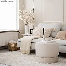 Hoogpolig vloerkleed - Orellana (beige)