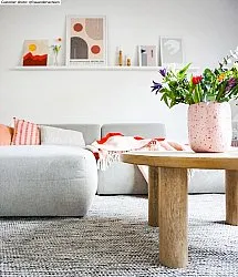 Wollen-vloerkleed - Otago (grijs/zwart)