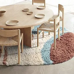 Ovaal tapijt - Tropea Natural Cotton Shaggy (multi)