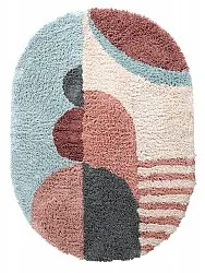 Ovaal tapijt - Tropea Natural Cotton Shaggy (multi)
