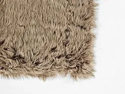 Hoogpolig vloerkleed - Pomaire (bruin)