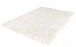 Hoogpolig vloerkleed - Pomaire (wit)