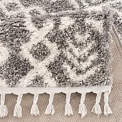 Hoogpolig vloerkleed - Loja (grijs)