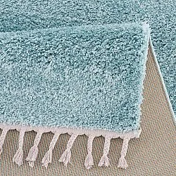 Hoogpolig vloerkleed - Cudillero (blauw)