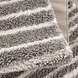 Hoogpolig vloerkleed - Manabi (grijs)