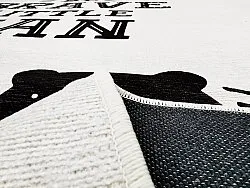 Kindervloerkleed - Camping Bear (wit)