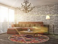 Rond vloerkleed - Arosa (multi)