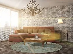 Rond vloerkleed - Peking Royal (turkoois)