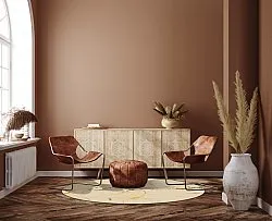 Rond vloerkleed - Vieste (beige/goud)