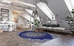 Wilton - Sandrigo (blauw/beige)