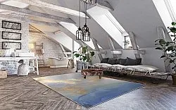 Wilton - Lesley (blauw/goud)