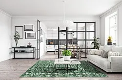 Vloerkleden voor binnen en buiten - Brussels Ocean (groente)