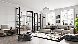 Wilton - Avola (zwart/wit/goud)