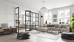 Wilton - Manilva (grijs/wit/goud)