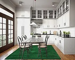 Recycled PET with viscose look (groen)