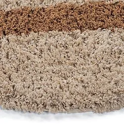 Rond vloerkleed - Cefalu Natural Cotton Shaggy (multi)