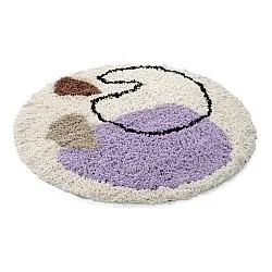 Rond vloerkleed - Naousa Natural Cotton Shaggy (multi)