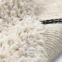Rond vloerkleed - Naousa Natural Cotton Shaggy (multi)