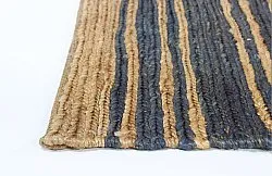 Jute-vloerkleed - Kayes (jute/blauw)