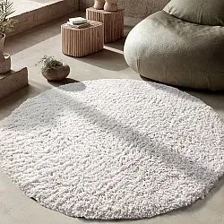 Rond vloerkleed - Combarro Solid Cotton Shaggy (room)