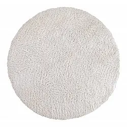 Rond vloerkleed - Combarro Solid Cotton Shaggy (room)