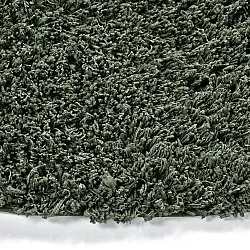 Rond vloerkleed - Combarro Solid Cotton Shaggy (groente)
