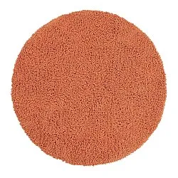 Rond vloerkleed - Combarro Solid Cotton Shaggy (lichtoranje)