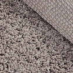 Rond vloerkleed - Combarro Solid Cotton Shaggy (taupe)