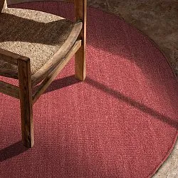 Rond vloerkleed - Hamilton (dieprood)