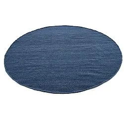 Rond vloerkleed - Hamilton (marineblauw)