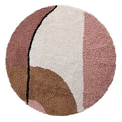 Rond vloerkleed - Perast Natural Cotton Shaggy (multi)